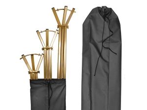 Pokrowiec na stojaki na kwiaty czarny mały