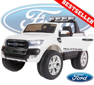 Samochodzik dwuosobowy dla dzieci FORD RANGER 4x4 BIAŁY