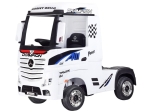 Ciężarówka na akumulator dla dzieci TIR Mercedes Benz Actros - biały